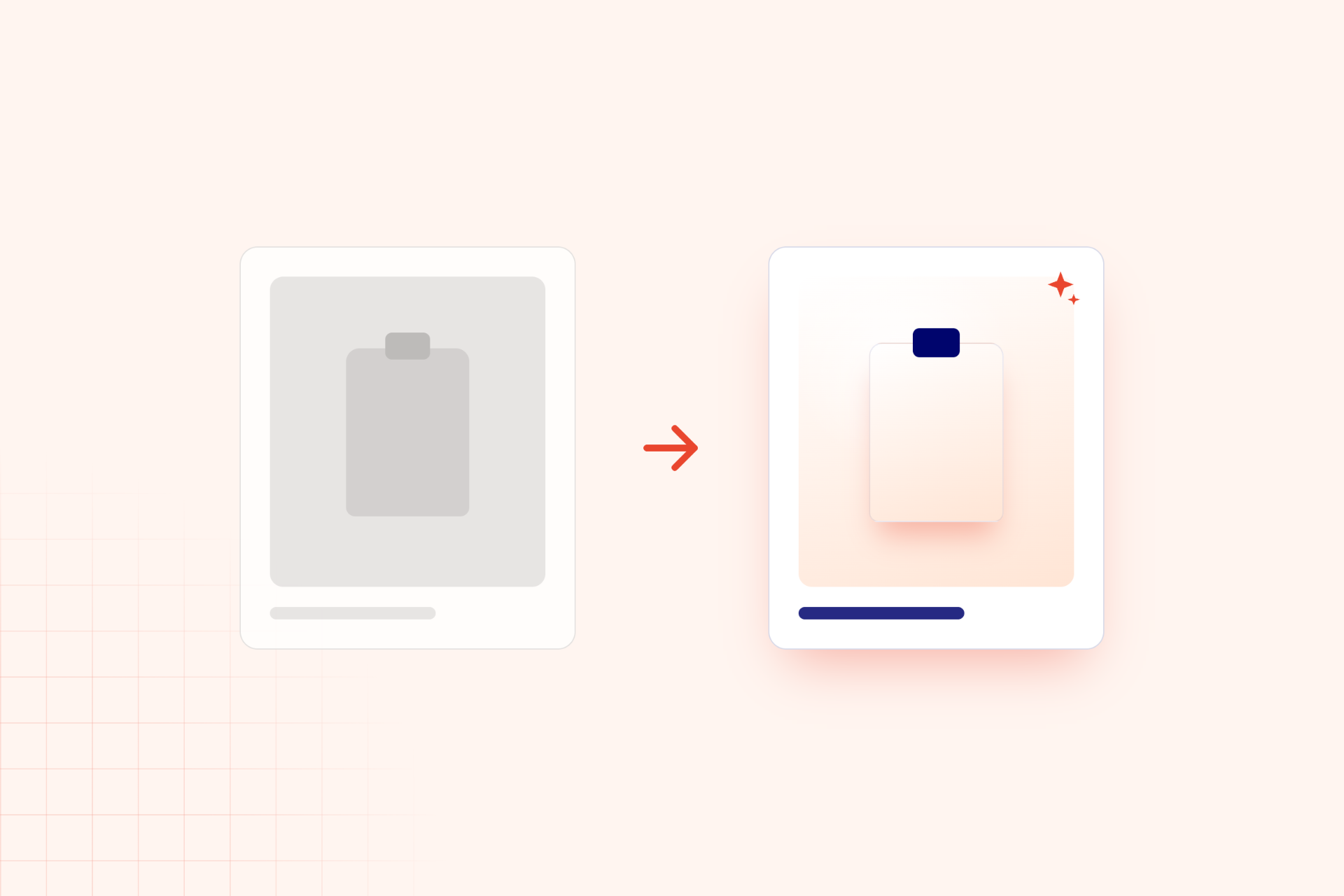 Before and after product photo preview