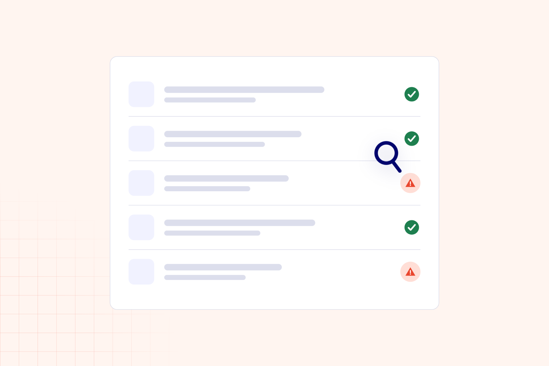 Product feed check preview